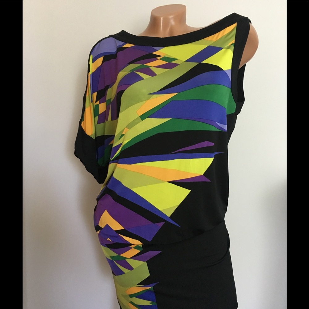 BCBG MAXAZRIA Asymmetrical Dress