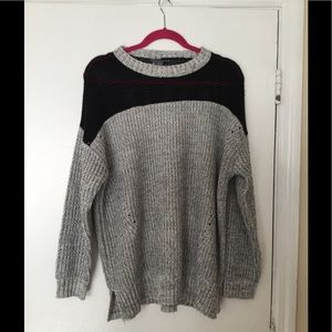 URBAN OUTFITTERS/SPARKLE & FADE TWO-TONE SWEATER