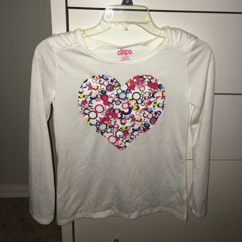 Girls long sleeved pajama top