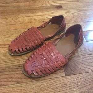 UO Vegan Leather Weaved slip-ons