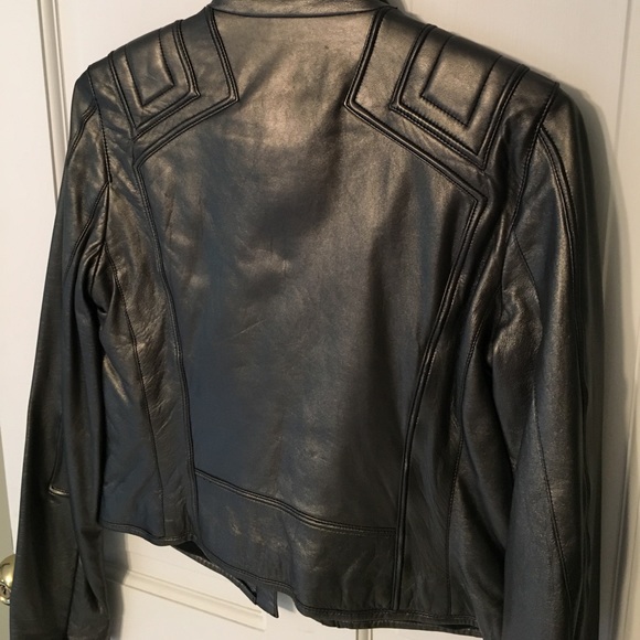 Elie Tahari leather jacket - Picture 4 of 4