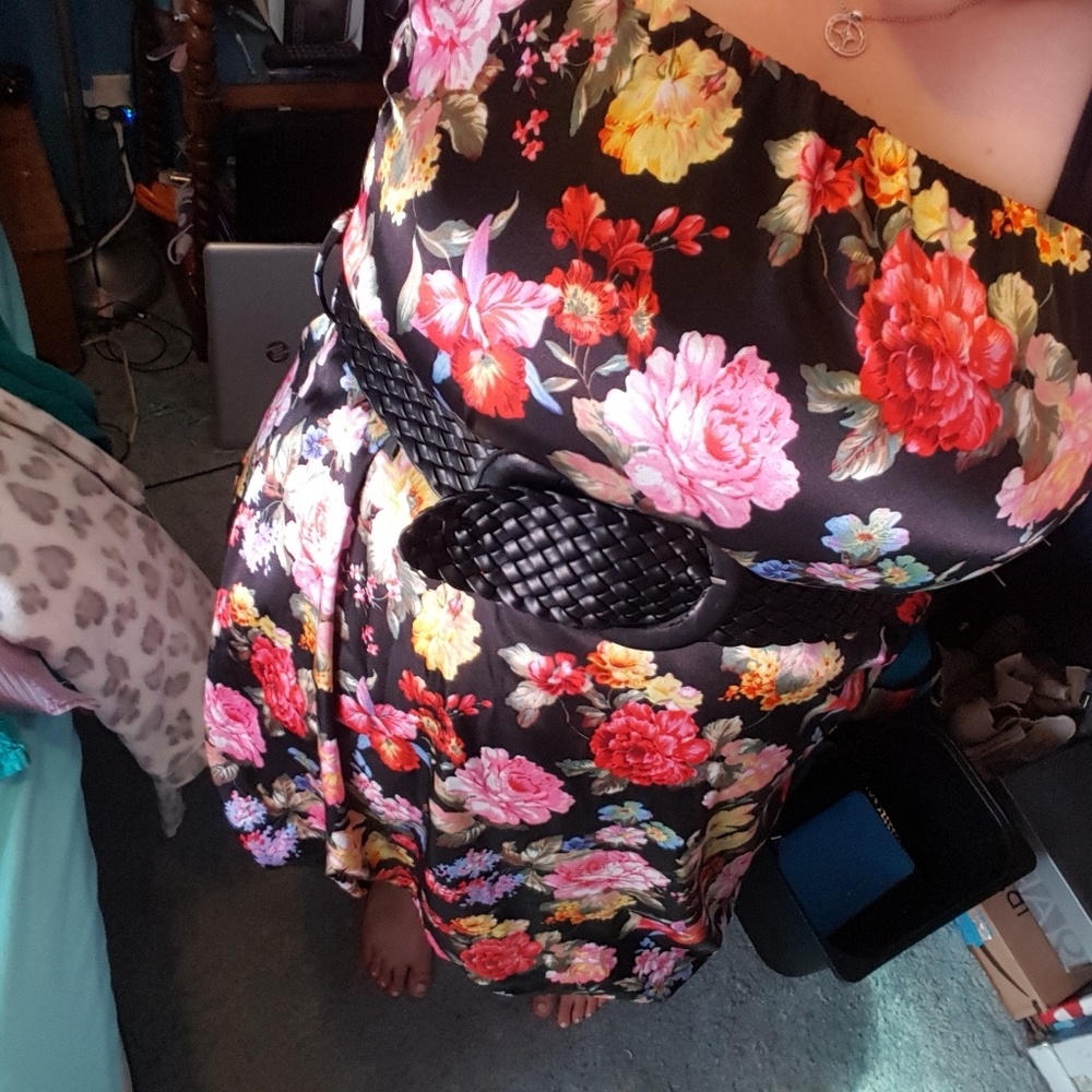 Torrid floral bubble dress
