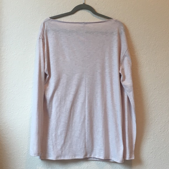 Light pink long-sleeve t-shirt - Picture 2 of 3
