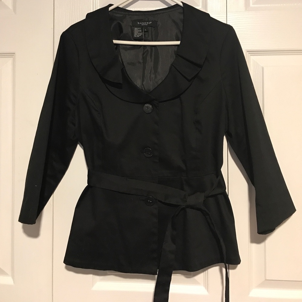 Black 3/4 Sleeve Jacket