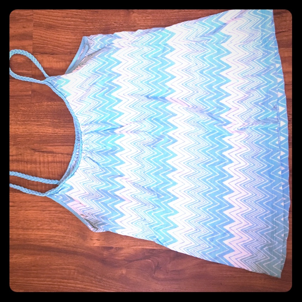 Blue + White "Missoni Mare" style top by Old Navy