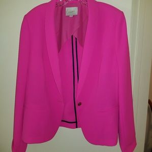 Loft bright pink blazer