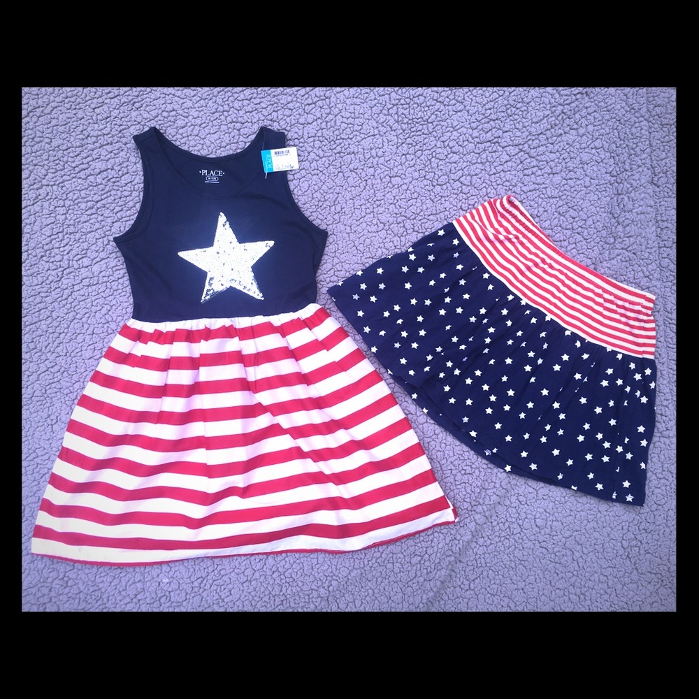 Children's Place  🇺🇸 pride Dress w/bonus skirt!