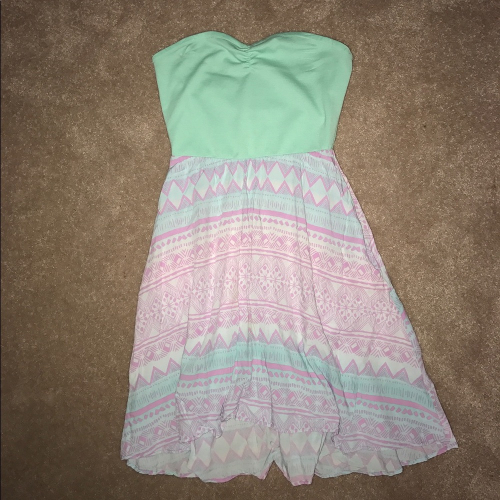 Roxy teal and purple sundress