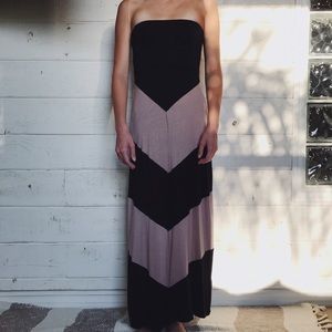 Chevron Maxi Dress