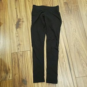 Black garage leggings