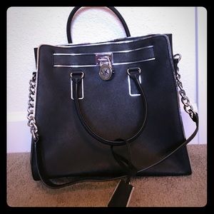 Michael Kors large leather satchel