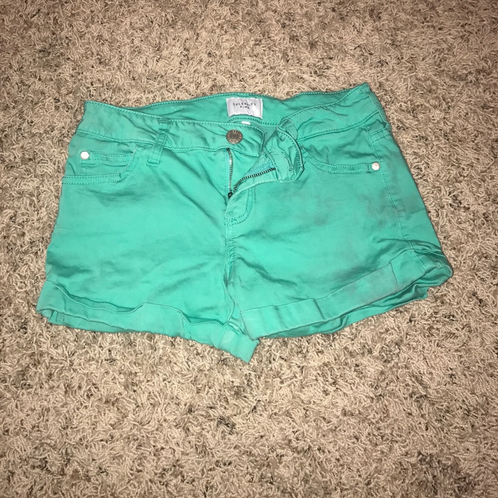Celebrity Pink teal shorts