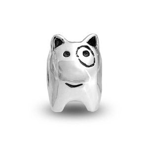 Silver Dog Pandora Charm