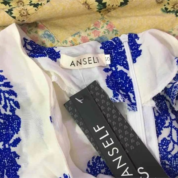 Anself blue and white romper - Picture 2 of 3