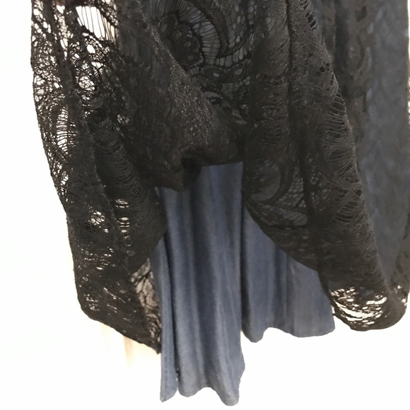 Levi's Lace & Chambray Dress Size S - Picture 4 of 5