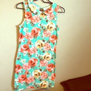 Forever 21 floral bodycon dress
