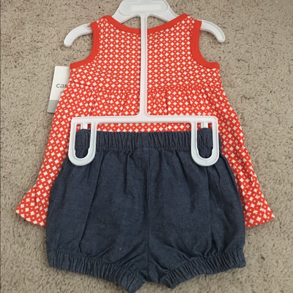 NEW Carter's Tank and Shorts Set Size: 6 months - Picture 2 of 6