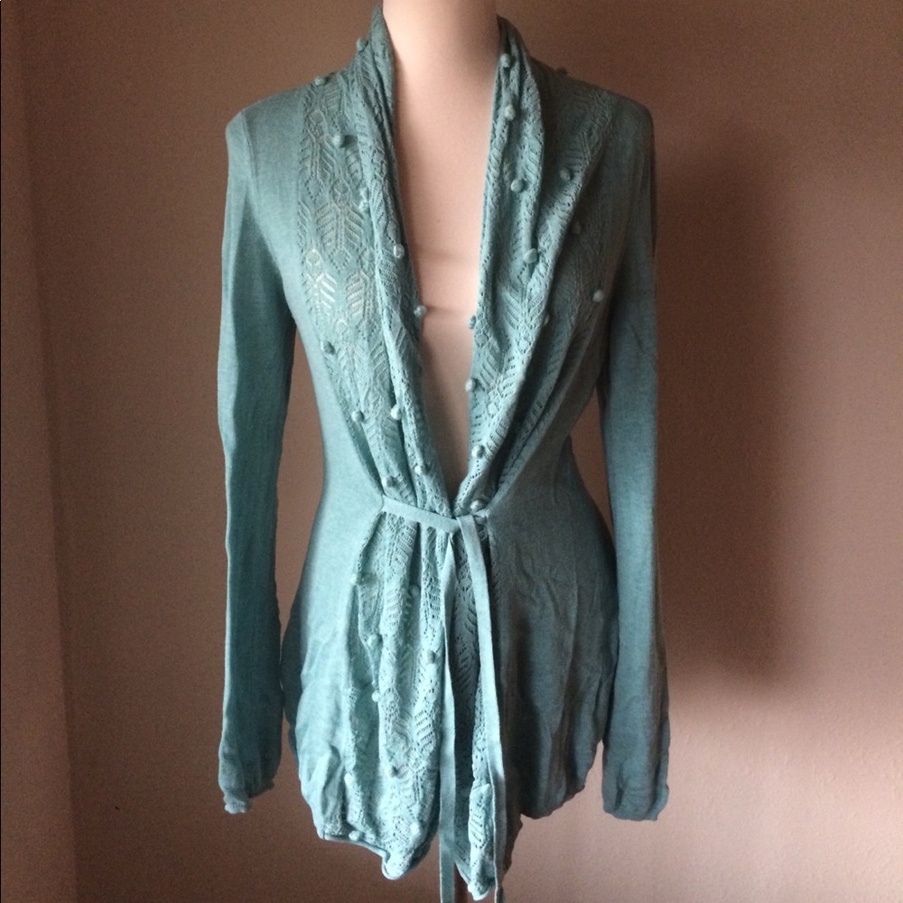 Anthropologie Knitted and Knotted Cardigan