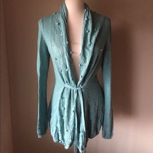 Anthropologie Knitted and Knotted Cardigan