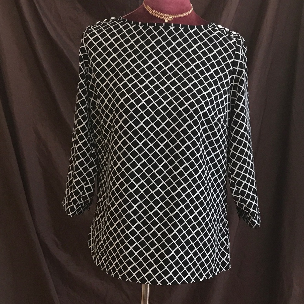 Business Attire: The Limited Black & White Blouse