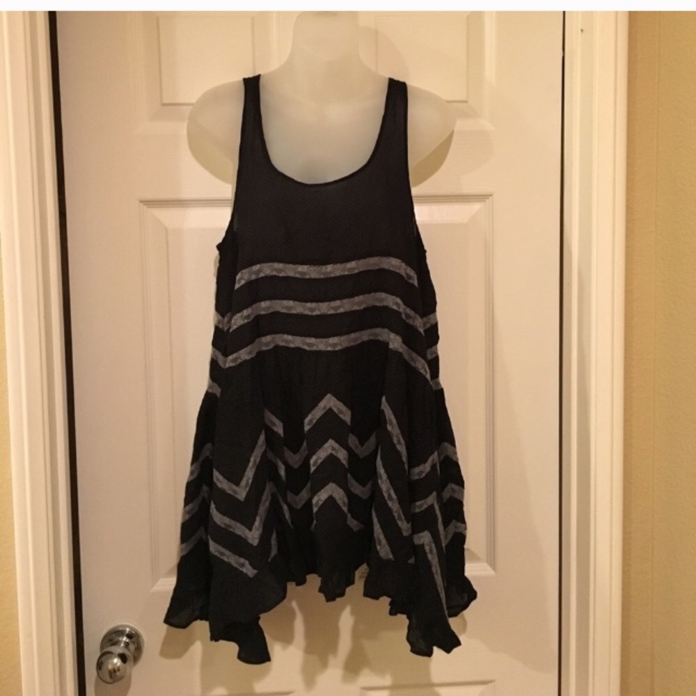Free people voile and lace trapeze