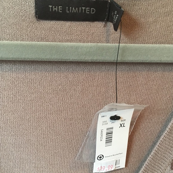 The Limited, Tan sequined sweater - Picture 4 of 4