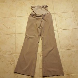 Tan maternity pants