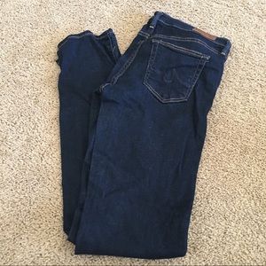 AG Dark Wash Stella Straight Leg Jeans