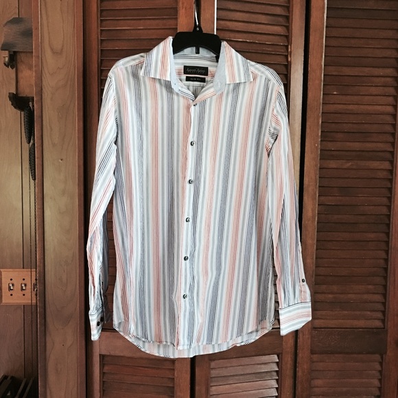 🎉SALE🎉Kenneth Roberts Platinum Dress Shirt - Picture 1 of 4