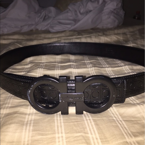 Ferrigamo belt all black - Picture 1 of 3