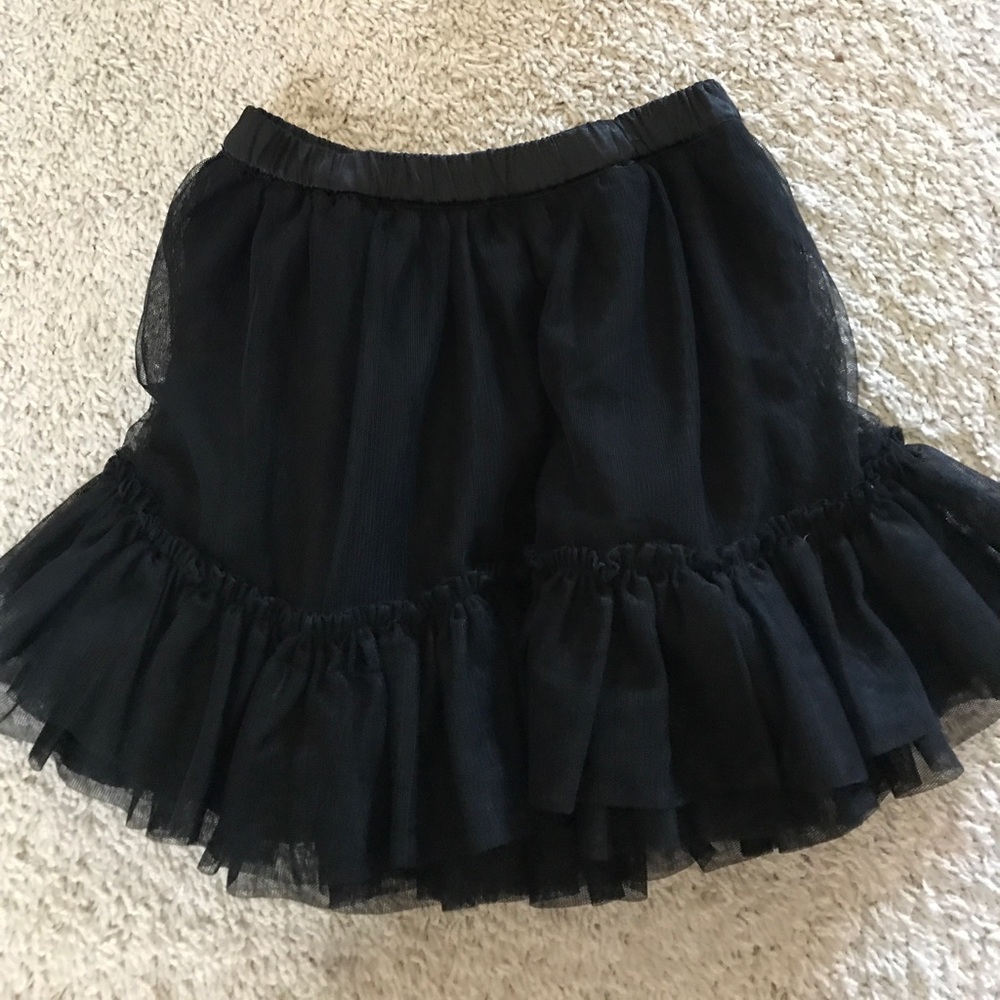 Gap black tulle skirt