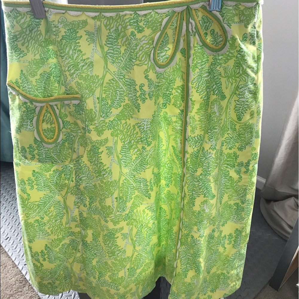 Lilly Pulitzer white label skirt