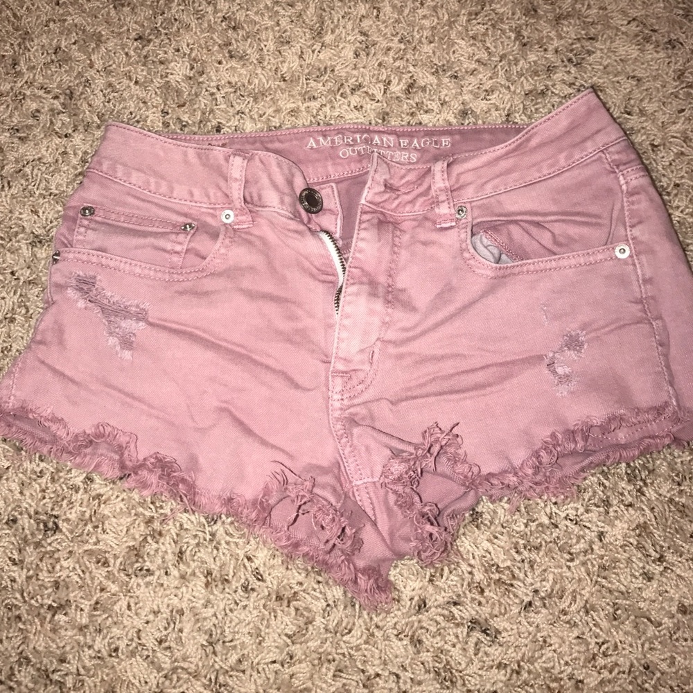 American Eagle Maroon Shorts