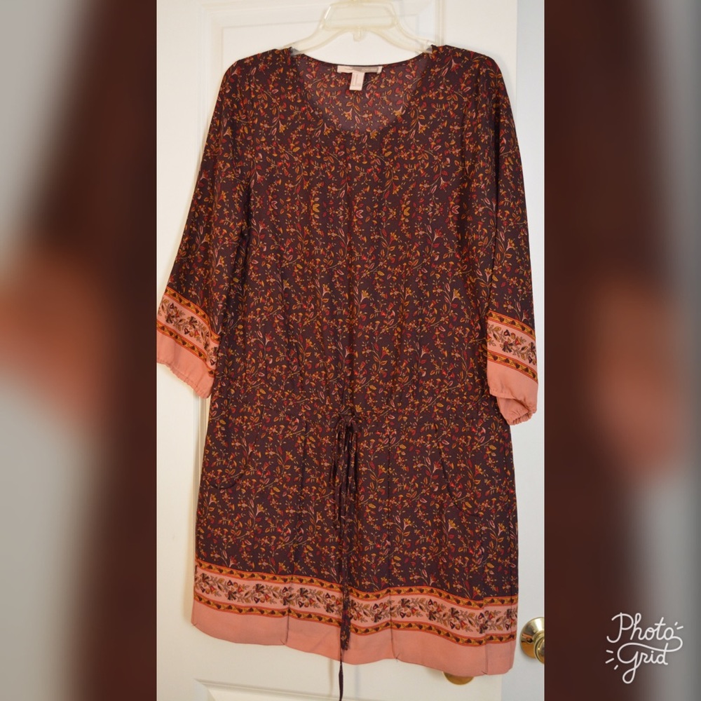 Printed casual dress!