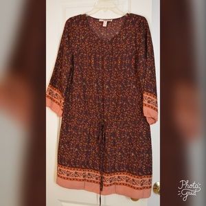 Printed casual dress!