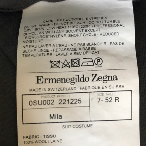 Ermenegildo Zegna gray suit - Picture 4 of 4