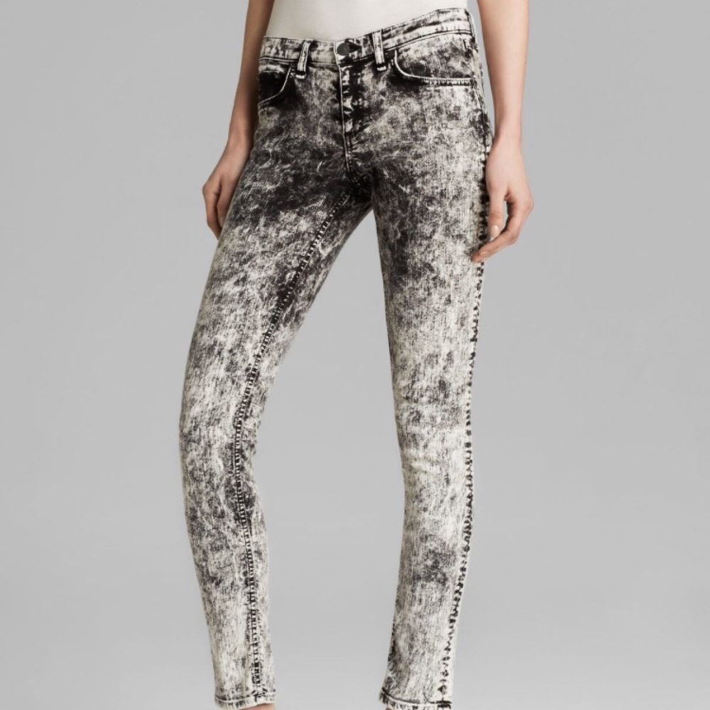 Rag & Bone The Skinny in Acid White
