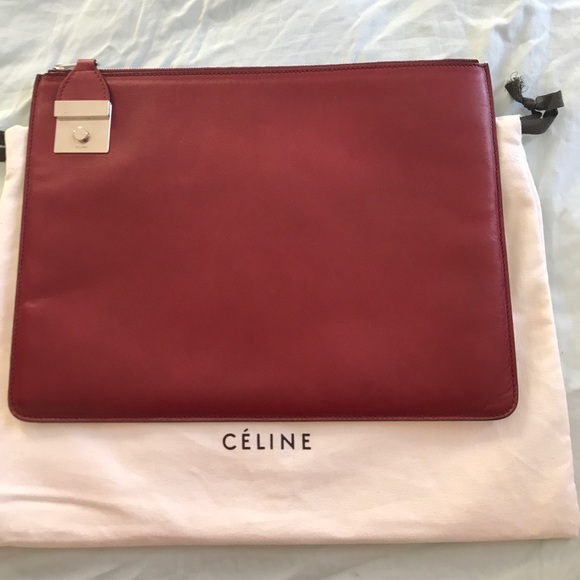 Celine Clutch Pouch Medium in Smooth Lambskin - Picture 2 of 2