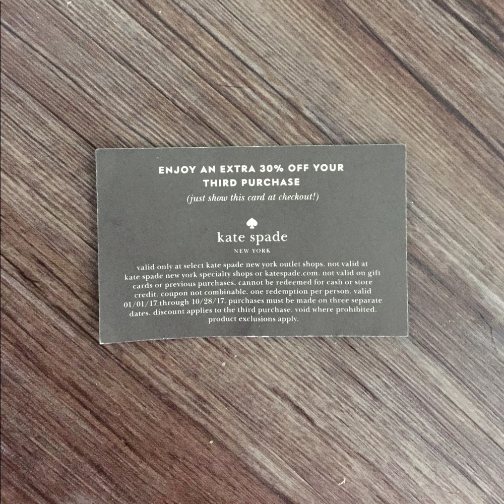 Kate spade coupon