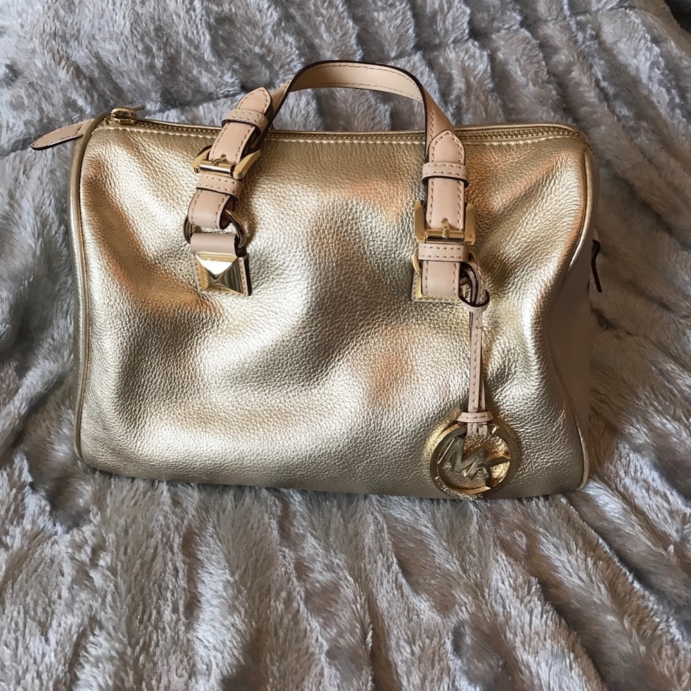 Micheal Kors Handbag -Gold