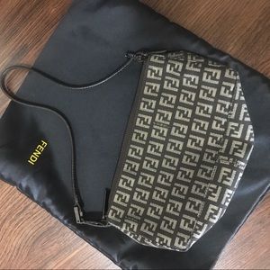 🔥HOT DEAL 🔥 💯% Authentic FENDI Zucca canvas bag