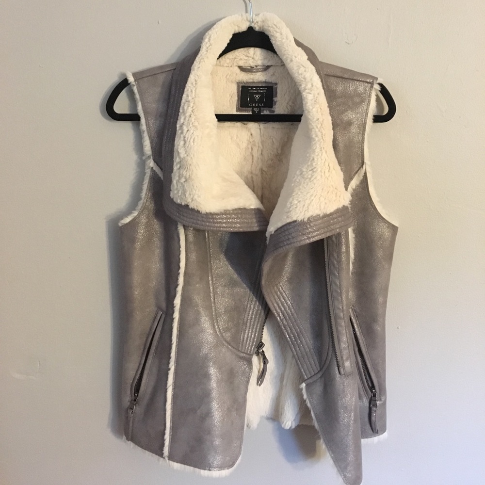 Guess Faux Fur Vest