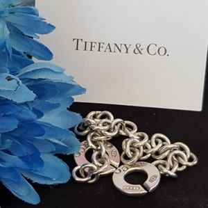 TIFFANY CO 1837 Circle Toggle Bracelet 7.5in