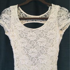 Nordstrom NWOT lace backless dress