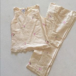 Talbots Kids Silk Outfit
