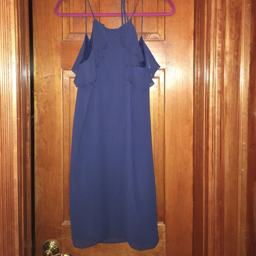 NWT BCBG Navy Blue Cocktail Dress - Picture 1 of 4