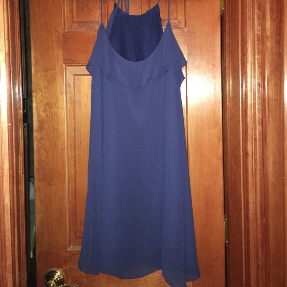 NWT BCBG Navy Blue Cocktail Dress - Picture 2 of 4