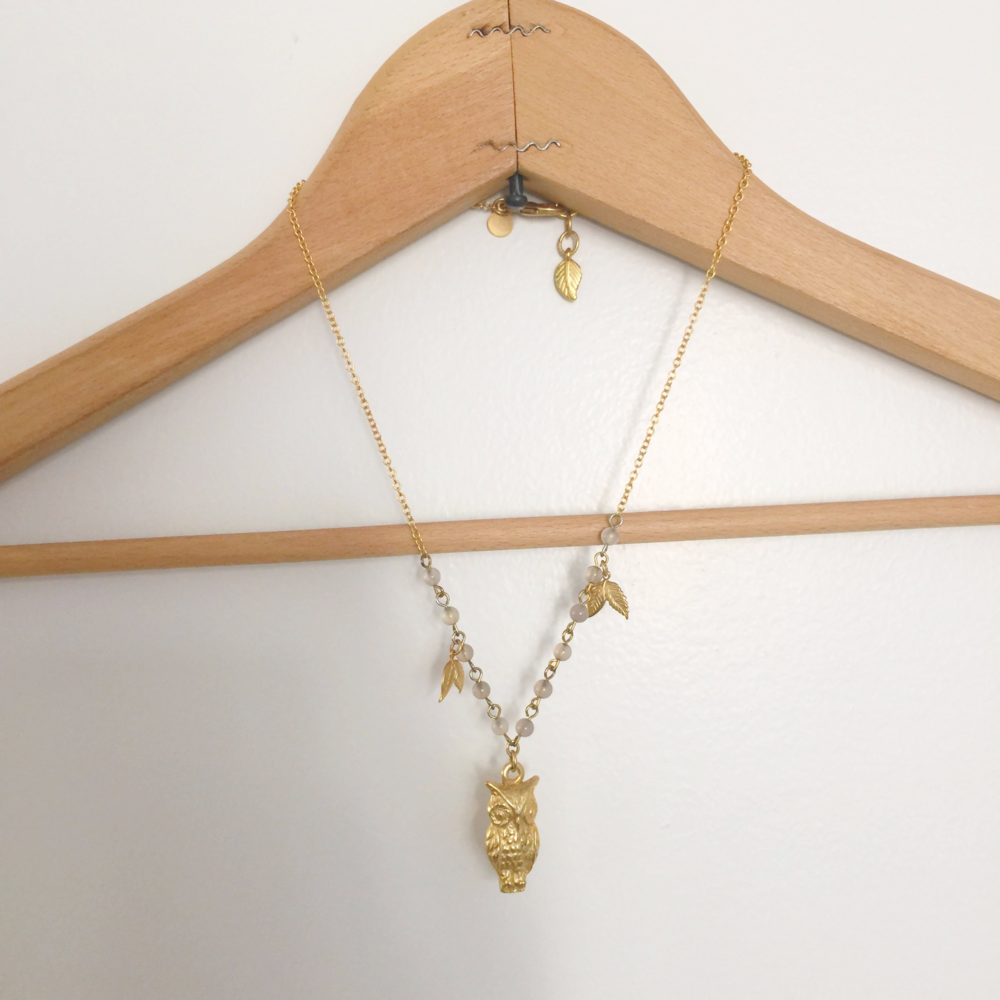 Anthropologie Owl Necklace