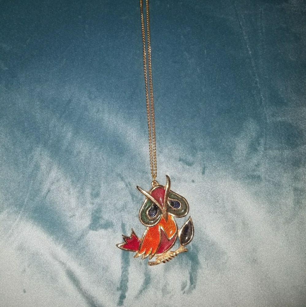 Sad Owl Necklace