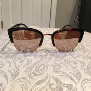 Express reflective cat eye sunnies
